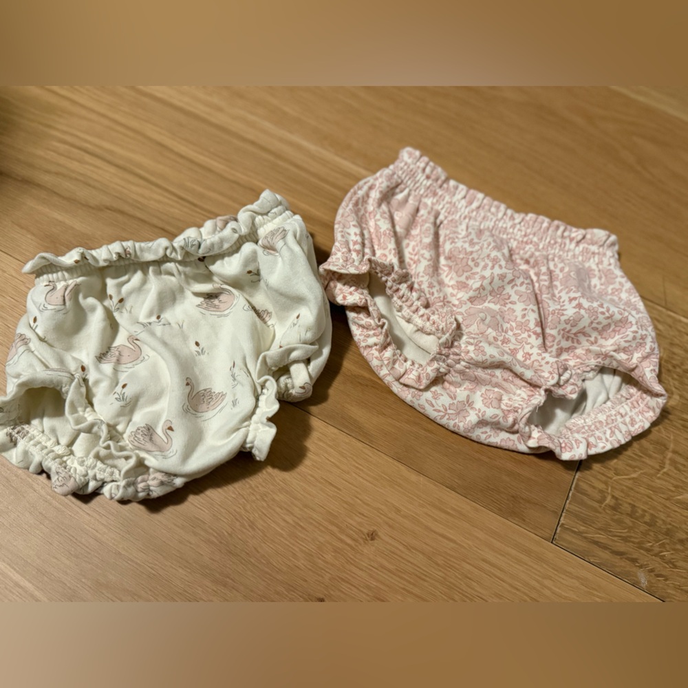 Quincy Mae Gathered Bloomers - 2 pairs